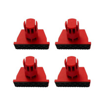 Plastics Bench Dogs, 20mm Woodworking Bench Stops with Silicone Gaskets for Clamp Workbench - Workshop Tools 4Pcs