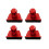 Plastics Bench Dogs, 20mm Woodworking Bench Stops with Silicone Gaskets for Clamp Workbench - Workshop Tools 4Pcs 1