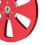 1/4 7-Zoll leere Spule universell rot 8