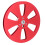 1/4 7-Zoll leere Spule universell rot 14