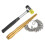 Mandrel Sizer Finger Measuring Stick Handle Hammers Jewelry Tool for Jewelry Making 4