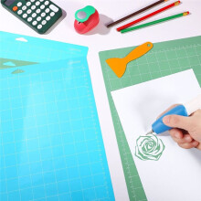 11Pcs Cutting Mat Set, Waterproof Multicolor Mat, Adhesive Cutting Mats with Scraper for Arts & Crafts