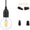 18-Pack Bakelite Lamp Holder E26/ E27 Light Socket Vintage Bulb Socket ES Screw Lampholder for Ceiling/Pendent/Floor 7