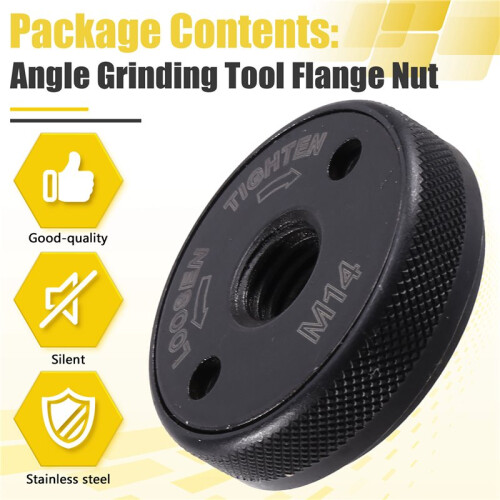 Angle Grinding Tool Flange Nut,M14 Thread Angle Grinder Flange Nut,Upgrade Flange Locking Nut for Fixing Cutting Disc 1