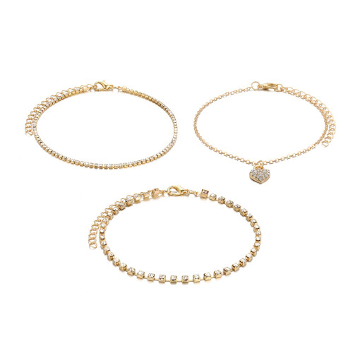3PCS Minimalist Anklet Stackable Jewelry for Women 2