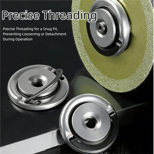 2Pcs Angle Grinding Tool Flange Nut,M14 Thread Angle Grinder Flange Nut, Flange Locking Nut for Fixing Cutting Disc 2