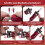 Countersink Drill Set, Countersink Wood Drill with Adjustable Depth Stop, Countersink Drill with 1/4 Inch Hex Shank 2