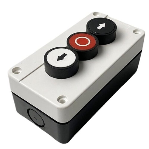 Push Button Station with  Down Arrows, Stop Button for Hoist & Roller Shutter Doors 2