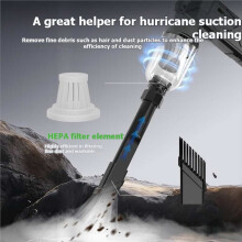 Violent Fan Powerful Turbo Air Blower 380g Thrust Compressed Air Duster for PC Home Cleaning with LED Lighting