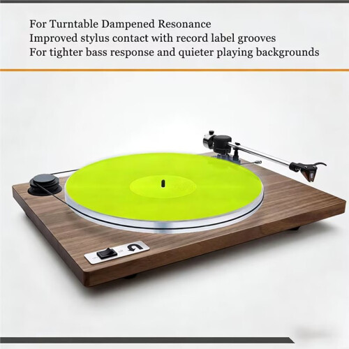 Tapete para Toca-Discos, Protetor de Prato de Vinil, Tapete de Acrílico de Baixo Ruído para Toca-Discos de 12 Polegadas 1