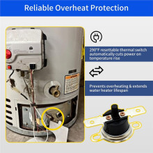 239-43676-03 & 415-43676-03 Water Heater Thermal Compatible for Bradford White Auto-Reset Thermal Limit