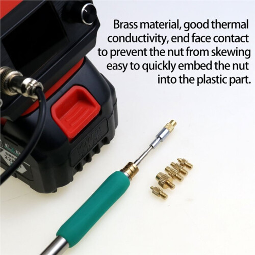 C210/TS21/HS-02B Heat Insert Nut Iron Tip Trimming Kit Internal Thread Soldering Iron Tip 3D Print Modify Finishing Tool 1