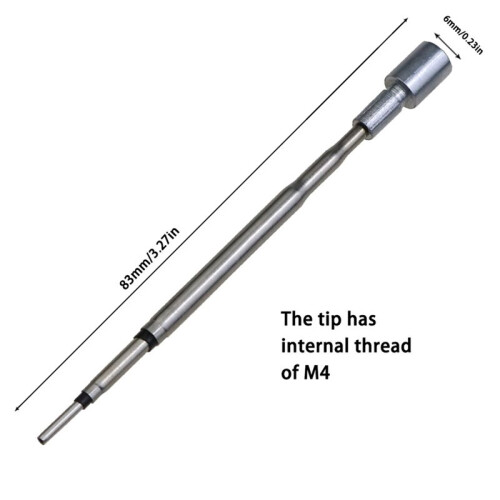 C210/TS21/HS-02B Heat Insert Nut Iron Tip Trimming Kit Internal Thread Soldering Iron Tip 3D Print Modify Finishing Tool 2
