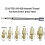 C210/TS21/HS-02B Heat Insert Nut Iron Tip Trimming Kit Internal Thread Soldering Iron Tip 3D Print Modify Finishing Tool 6