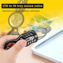 De Pocket Coin Pingpinger Tester Kit met Gramweegschaal 500g/0.01g Hoge Digitale Nauwkeurigheid voor Het Wegen van Sieraden, Diamanten, Goud en Zilver