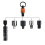 1/2 3/8 Inch Keychain Socket Hexagonal Shank Drill Bit Holder for Impact Drill Nut Driver Carabiner Socket Extension 3