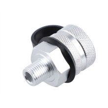 Oil Drain Valve Aluminum Alloy Portable Quick Rotating Oil Discharge Valve for M14x1.5 M12x1.5 with Hose Attachment A2
