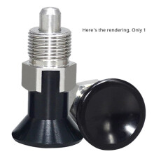 Indexing Plunger Stainless Steel Spring Positioning Pin with Knob for Mechanical Assemblies (MT635, M12)