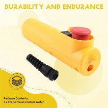 CLD-61HDR Operation Electric Hoist Crane Controller - Rainproof, with Emergency Stop Push Button