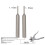 Locksmith Pin Remover, Car Folding Remote Control Key Pin Removal Pin Remote Control Key Folding Tool 1.56MM 3
