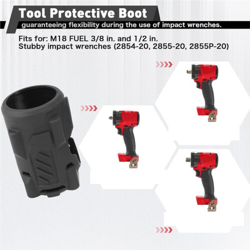 49-16-2854 Bota de Proteção Contra Impacto para Chaves de Impacto Curtas de 1/2 e 3/8 Polegadas, Modelos 2854-20, 2855-20 e 2855P-20 1