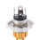 3X H4 18W 2000LM Motorcycle LED Headlight Bulb 3 COB Hi/Lo Super Bright Lamp Light 5