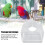 Plastic Window Bird Feeder Anti-Drop Hut 16