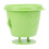 Pot à plante visage vert trou de drainage 10.05oz 14
