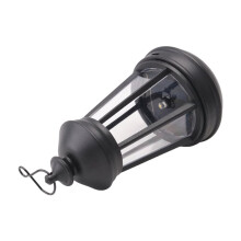 2X Solarlaterne für Den Außenbereich, Wasserdicht, Große Leuchtturm-Laterne, LED-Lichtquelle, Dekorative Gartenbeleuchtung
