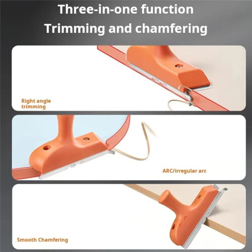 Wooden Boards Special Shape Deburring Curved Plate Chamfer Rounded  Banding Trimming Knife Woodworking Tool 2