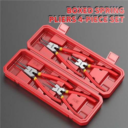 OUDISI Industrial Grade Retaining Circlip Pliers Set,Internal & External Dual-Purpose,Multi-Function with Expansion Capability 2