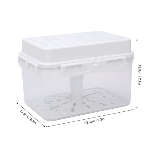 5L Rectangular Kimchi Fermentation Box with Tight Seal Ideal for Preserving 1