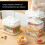5L Rectangular Kimchi Fermentation Box with Tight Seal Ideal for Preserving 4