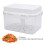5L Rectangular Kimchi Fermentation Box with Tight Seal Ideal for Preserving 5