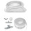 (3pcs air conditioning board, flat mouth interface) AC Window Vent Kit - Easy Install for Mobile AC 7