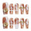 (M) Handmade Brown Press-On Nails for Daily & Parties 6