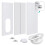 (3pcs air conditioning board, flat mouth interface) AC Window Vent Kit - Easy Install for Mobile AC 8