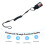 (Black) Surfing Safety Hand Rope - Durable & Secure 6