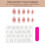 (XS) Unghie finte rosa perlato - resistenti e comode 9