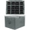 12-Wine Glass Storage Box with Dividers 2