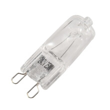 80Pcs G9 Halogen Light Bulbs,25W Clear Halogen Lamps Dimmable,Warm White 2800K for Chandeliers,Pendants,Landscape Lights