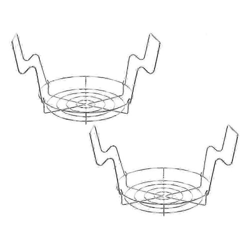 (As show, One size) 2Pcs 21.5-Quart Water Bath Canner with Jar Rack KitchenwareDoes not include pot 1