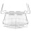 (As show, One size) 2Pcs 21.5-Quart Water Bath Canner with Jar Rack KitchenwareDoes not include pot 5