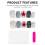 (S) Vintage Star Acrylic Nails - 10Pcs Matte Tips 7