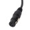 2PCS XLR Microphone Extension Cables 3 Pin 1M Black, Anti-Interference 16