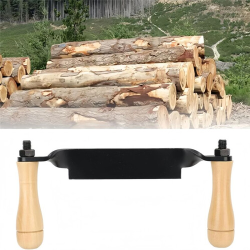 Felled Draw Shave Knifes Draw Shave Tool Efficient Comfortable Grip Tree Bark Peeler Tool for Woodworking Bark Removal 1