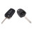 Replacement 2 Buttons Keyless Entry Remote Car Key Fob Shell Case with 3 Buttons Flip Folding Remote Key Shell Case 2