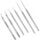 6 Pcs Ceramic Pottery Clay Ribbon Sculpting Tool Kit with Wire Texture Pin Carving for Modeling Detail Processing 8