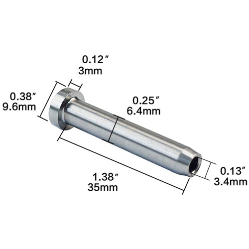 20Pcs Stainless Steel Stemball Swage Stud Dead Ends Threaded Stud  with Cable Tensioner for 1/8Inch Cable Railing Kit 1