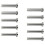 20Pcs Stainless Steel Stemball Swage Stud Dead Ends Threaded Stud  with Cable Tensioner for 1/8Inch Cable Railing Kit 3